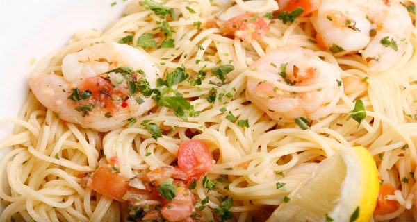 Nothing but Noodles shrimp scampi